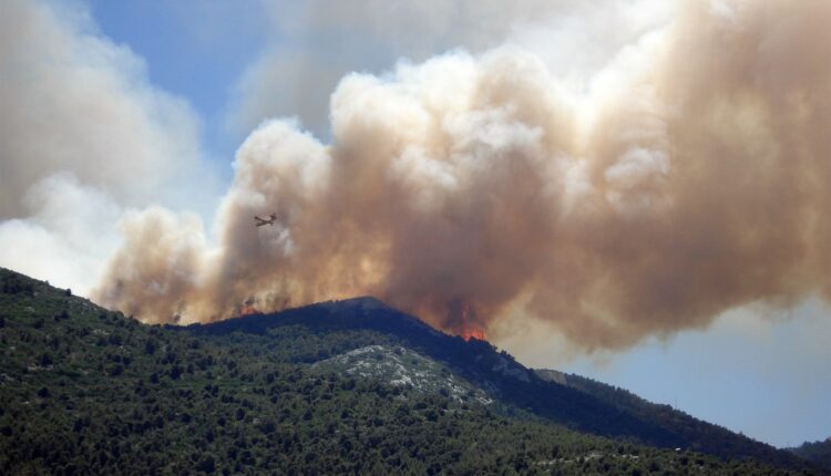 حريق جديد في غابات فرنسا يغطي 1000 هكتار !